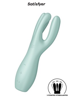 Stimulateur Threesome 3 vert - Satisfyer