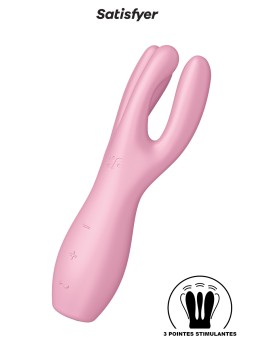 Stimulateur Threesome 3 rose - Satisfyer