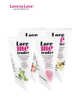 Berlingot huile massage comestible Love me Tender