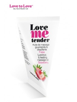 Berlingot huile massage comestible Love me Tender