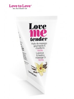 Berlingot huile massage comestible Love me Tender