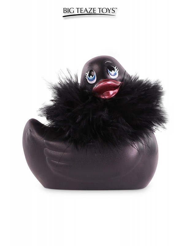 Mini canard vibrant Duckie Paris - noir