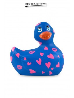 Mini canard vibrant Romance bleu et rose