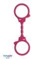 Menottes silicone stretchy - rose