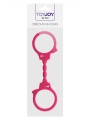 Menottes silicone stretchy - rose