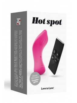 Stimulateur clitoridien télécommandé Hot Spot