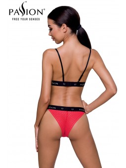 Ensemble lingerie Glamis - Rouge et noir