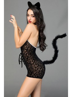Déguisement Cat Woman combishort