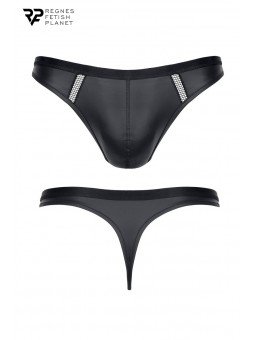 String wetlook noir - Regnes